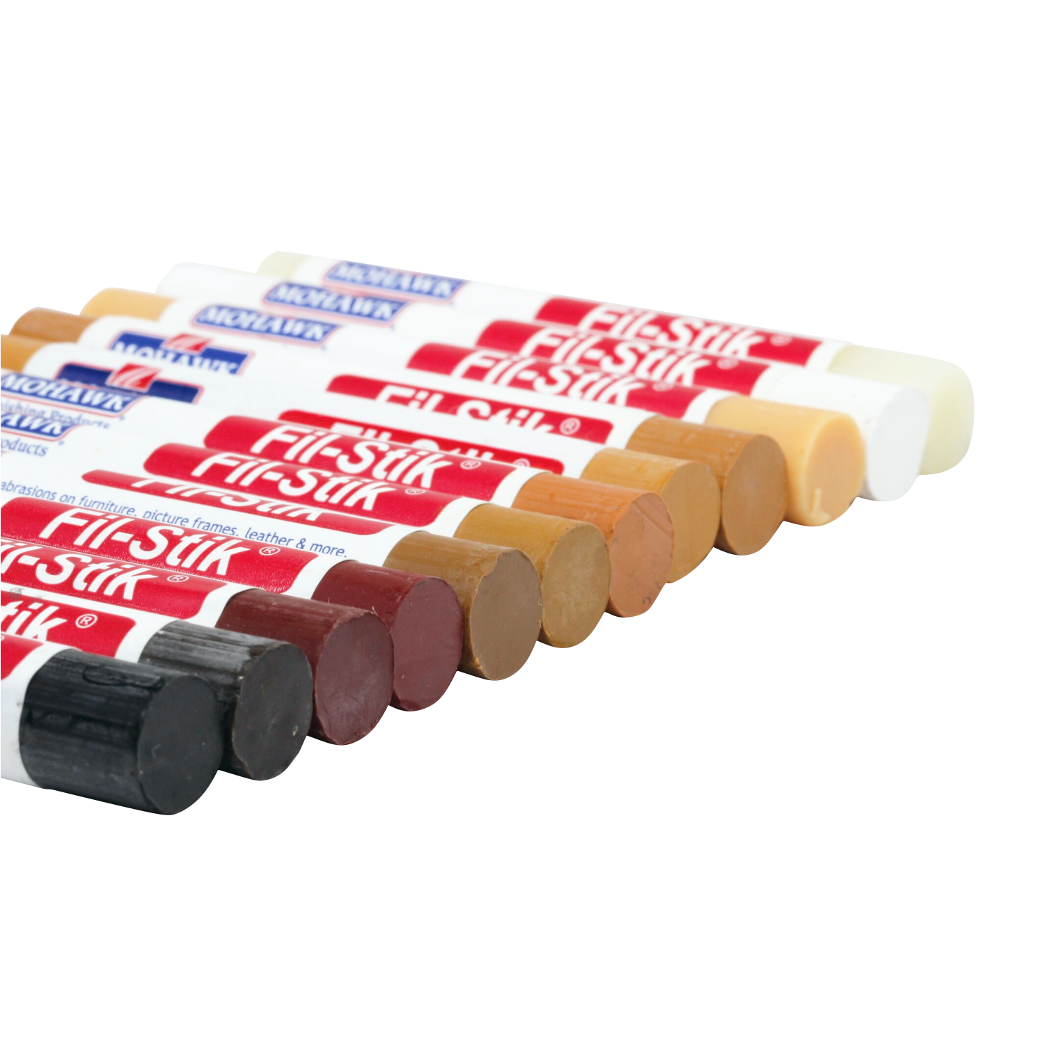 12 Pack Mohawk Fill Sticks Furniture Touch up Putty Kit M230